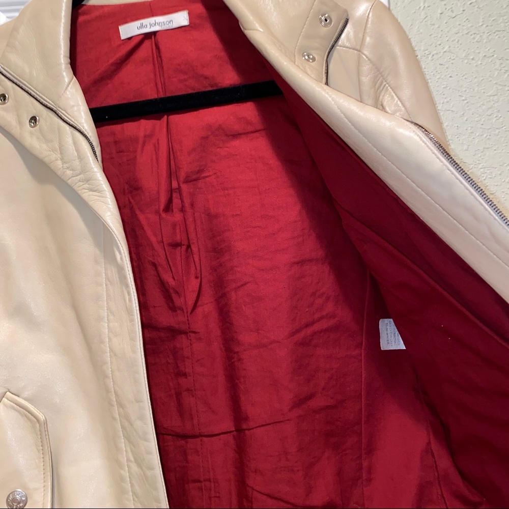 Ulla Johnson Tan Leather Jacket - image 8